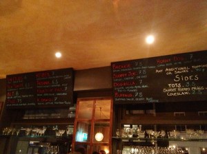 Bubbledogs Menu Board