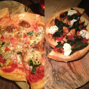 Vegetarian and Spinach and Ricotta Pizzettine's