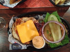 BBQ Chicken Burger with Cheese BBQ Chicken Burger with Cheese