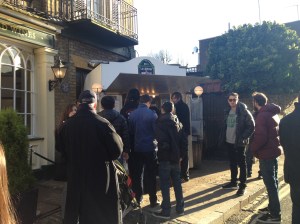 Hampstead Creperie Queue