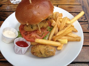 Finnan Haddock Fishcakes Burger