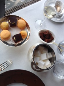 Macaroons, marshmallows and truffles