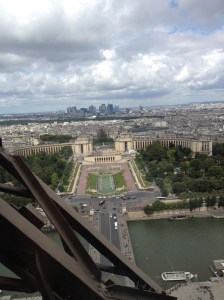 View From Jules Verne Restaurant in Paris