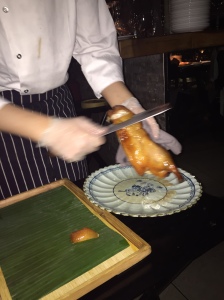 Roasted Peking carving duck