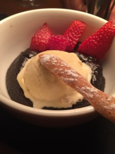 Bitter Chocolate Soup Dessert